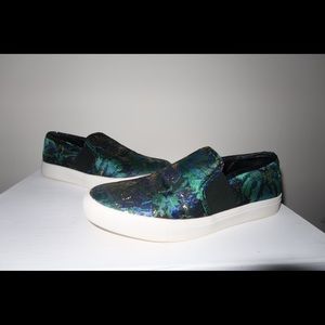 Steve Madden floral slip on sneakers